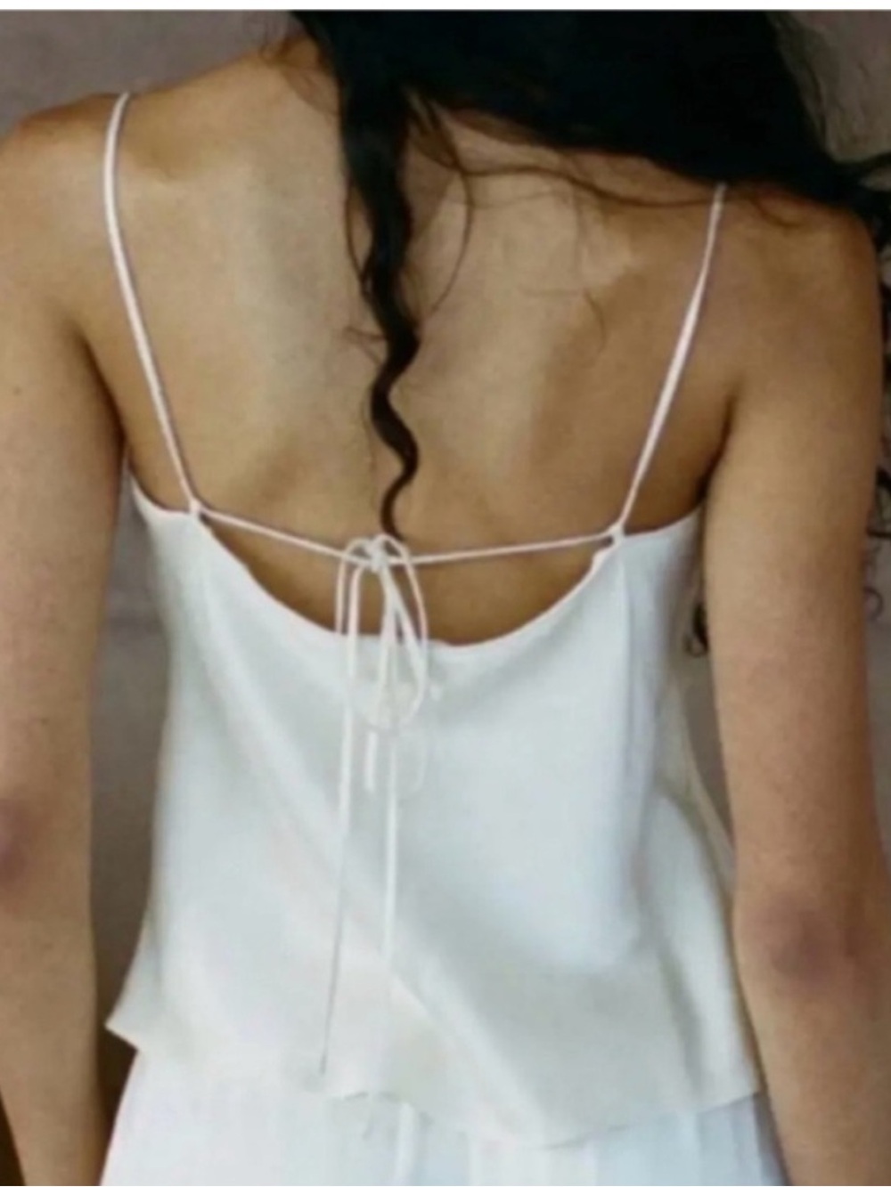 Doen Laney silk top in ivory - Picture 11 of 12